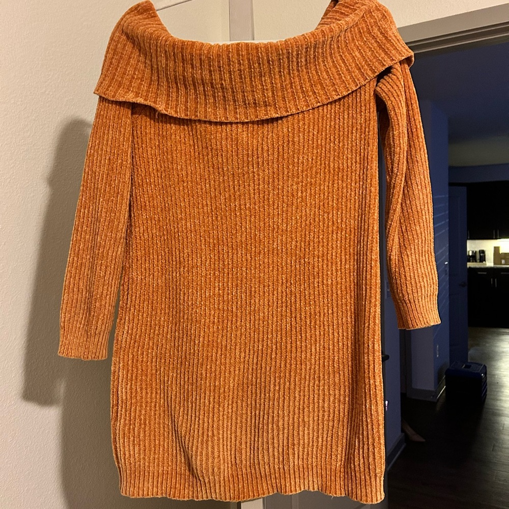 Oversized sweater dress